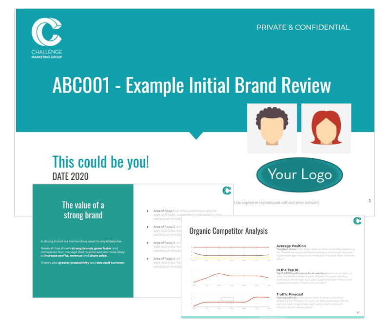 Initial brand review example report