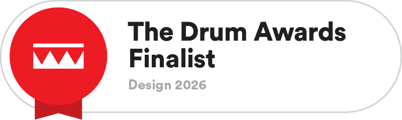 The Drum Awards 2026 Finalist badge